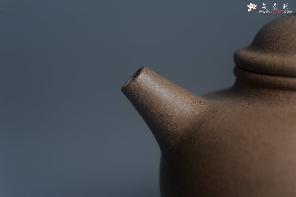 紫砂壶图片：特好高温本山老段泥 全手工大彬圈钮紫砂壶 - 宜兴紫砂壶网