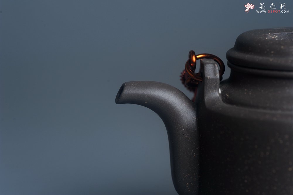 紫砂壶图片：美壶特惠 精致青段洋桶壶 清茶品日月 老酒醉人生 - 宜兴紫砂壶网