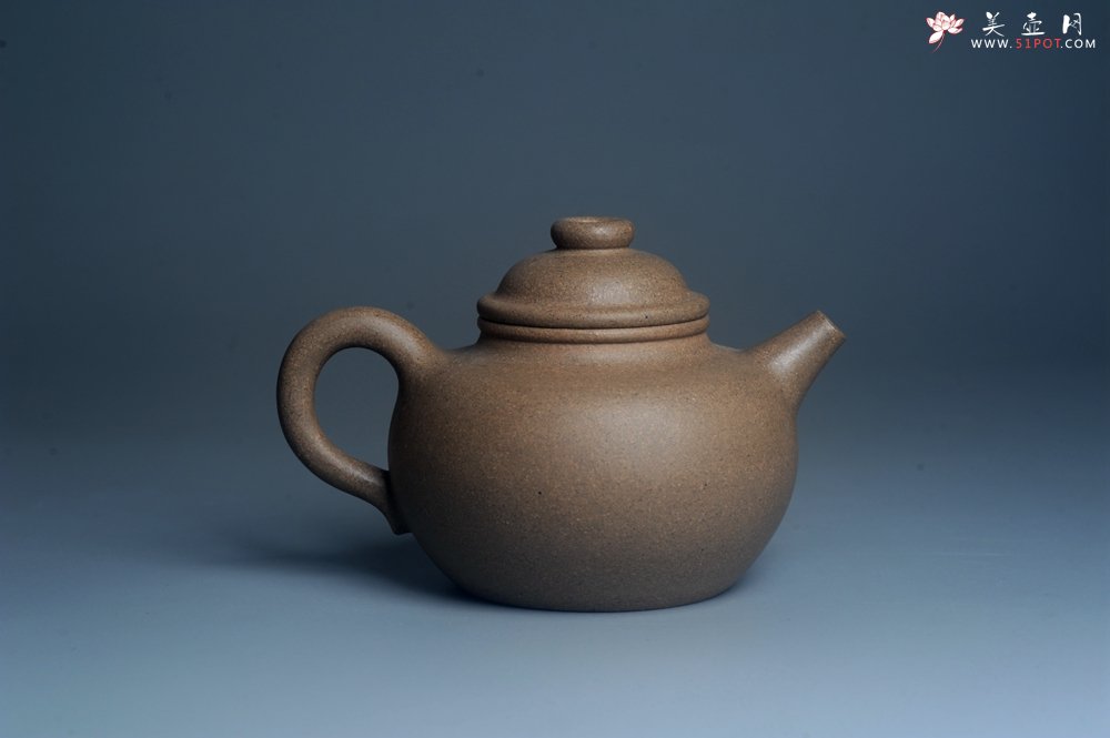 紫砂壶图片：特好高温本山老段泥 全手工大彬圈钮紫砂壶 - 宜兴紫砂壶网