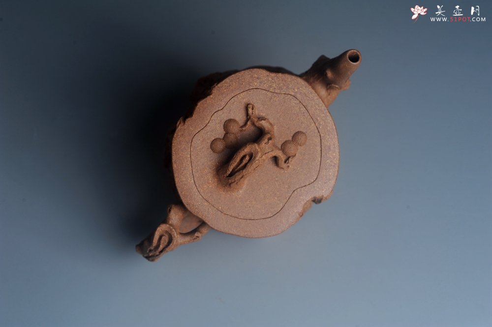 紫砂壶图片：潜力股唐老师 全手工精致老段松桩壶 肌理丰富生动 期待与您结缘 - 宜兴紫砂壶网