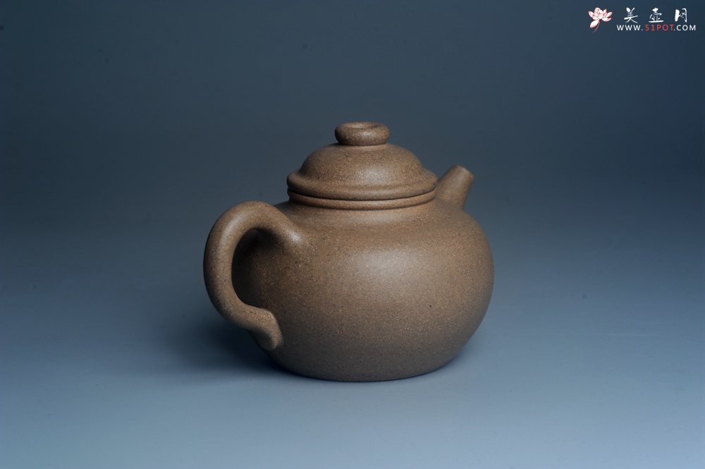 紫砂壶图片：特好高温本山老段泥 全手工大彬圈钮紫砂壶 - 宜兴紫砂壶网