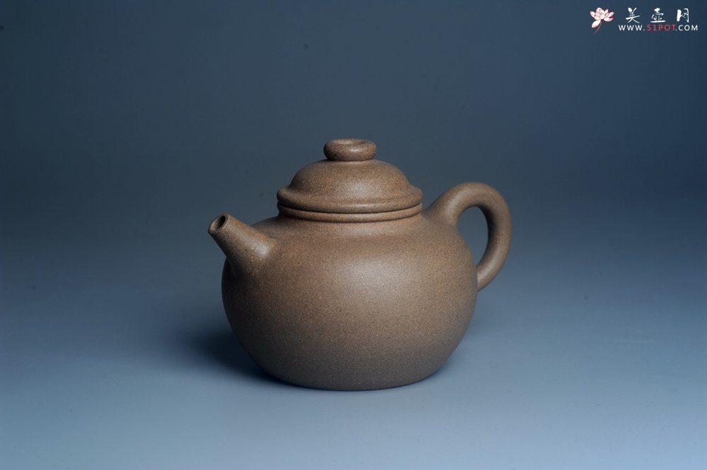 紫砂壶图片：特好高温本山老段泥 全手工大彬圈钮紫砂壶 - 宜兴紫砂壶网