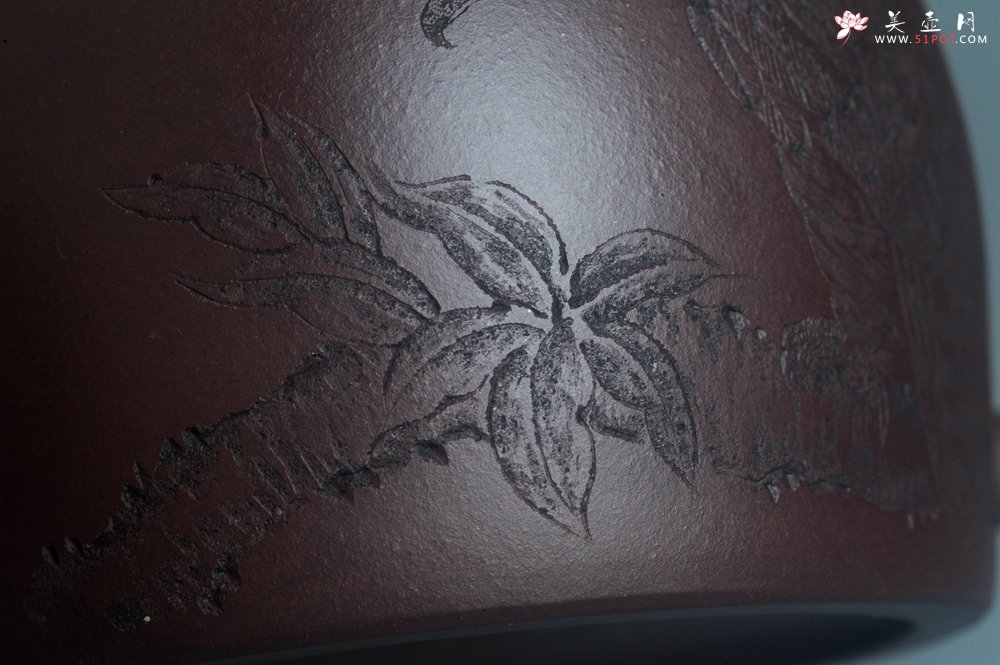 紫砂壶图片：实力派工艺师文砂苑堂主周斌 优质底槽青全手工精工秦权壶 鹰击长空 志在千里 - 宜兴紫砂壶网