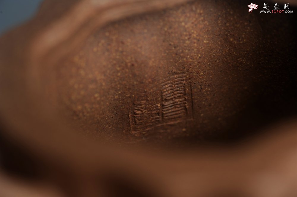 紫砂壶图片：潜力股唐老师 全手工精致老段松桩壶 肌理丰富生动 期待与您结缘 - 宜兴紫砂壶网