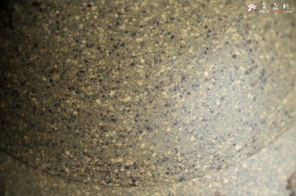 紫砂壶图片：实力派工艺师周斌 极品芝麻段泥 全手工茄瓜壶 装饰墨梅特文气 - 宜兴紫砂壶网