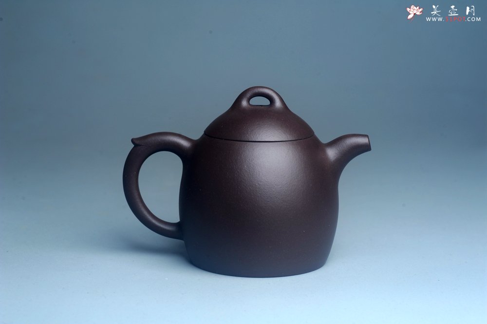 紫砂壶图片：美壶特惠 超精致老紫泥秦权壶 特文气 - 宜兴紫砂壶网