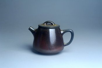 紫砂壶图片：美壶特惠 精致柴烧高石瓢壶 柴烧之佳品 - 宜兴紫砂壶网