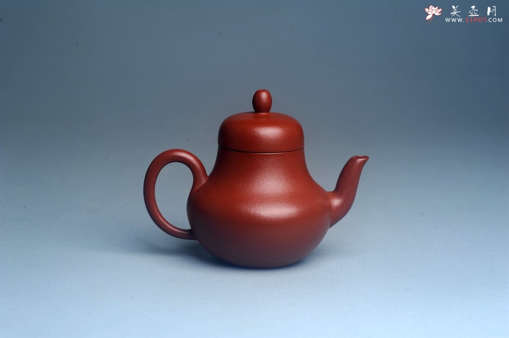 紫砂壶图片：美壶特惠 特好朱泥精致小君德壶 茶人醉爱 - 宜兴紫砂壶网