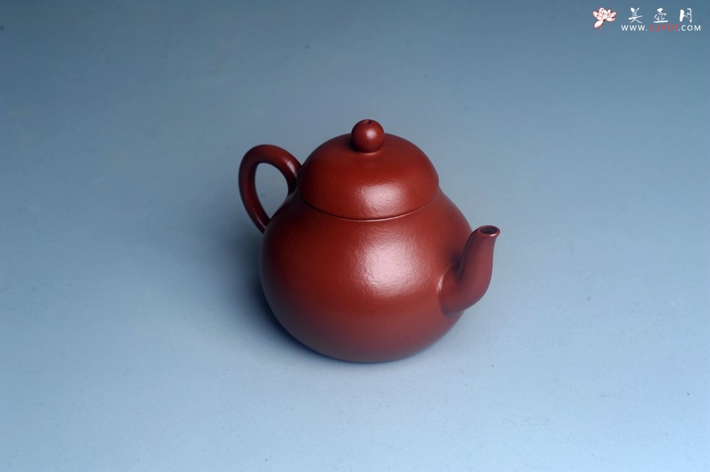 紫砂壶图片：美壶特惠 特好朱泥精致小君德壶 茶人醉爱 - 宜兴紫砂壶网