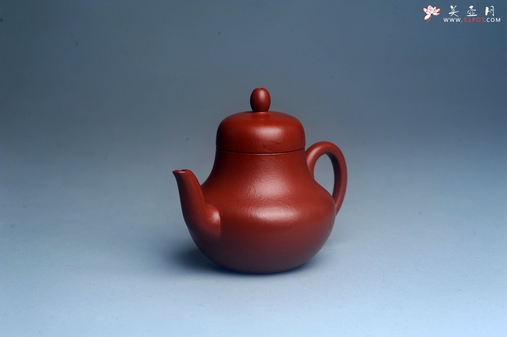 紫砂壶图片：美壶特惠 特好朱泥精致小君德壶 茶人醉爱 - 宜兴紫砂壶网