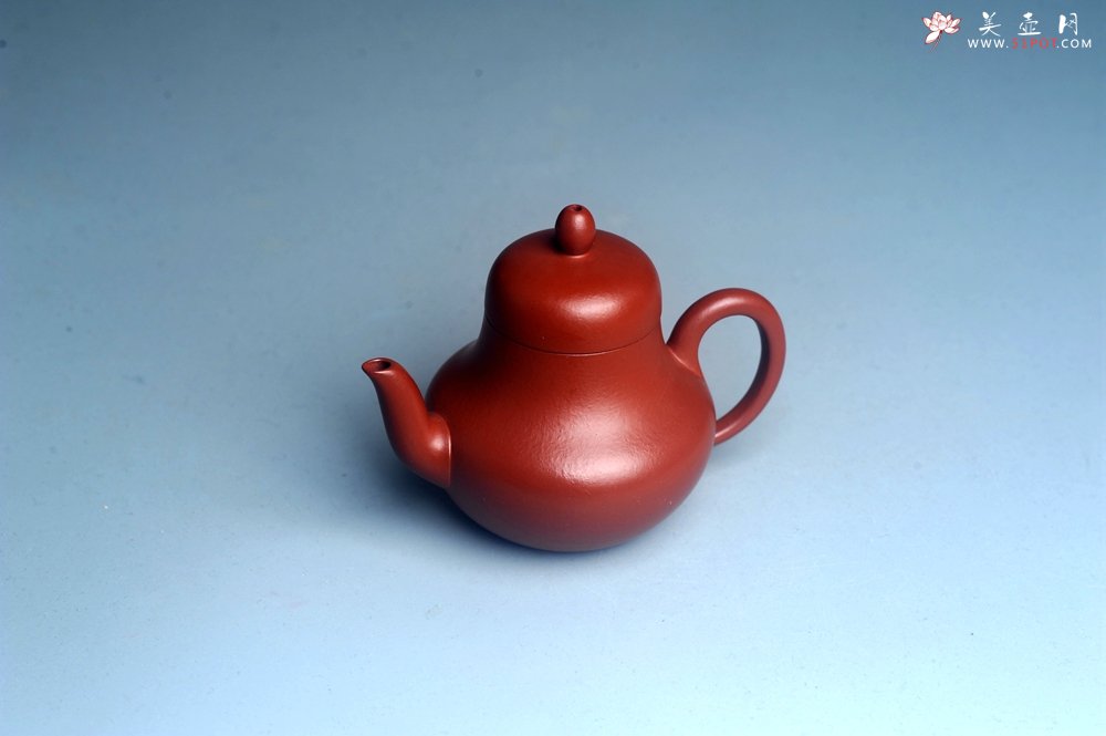 紫砂壶图片：美壶特惠 特好朱泥精致小君德壶 茶人醉爱 - 宜兴紫砂壶网