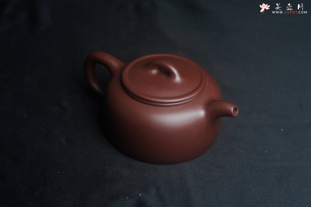紫砂壶图片：潜力股周小培老师 4号井深井红皮龙 全手工过桥井栏壶 - 宜兴紫砂壶网