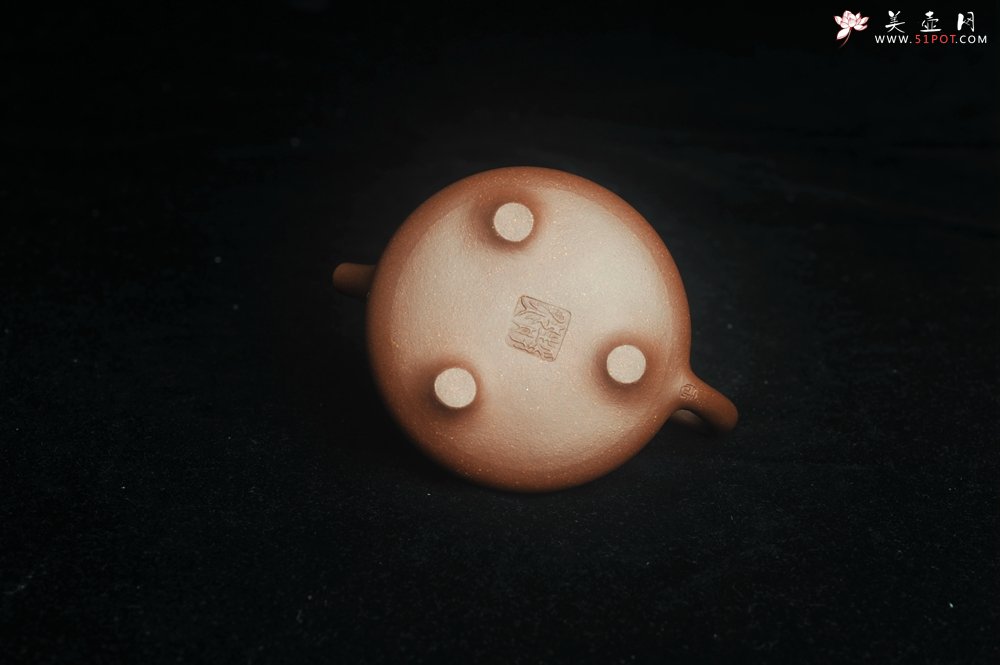 紫砂壶图片：美壶特惠 高温降坡泥精致小子冶石瓢 装饰鱼乐图 特文气 - 宜兴紫砂壶网