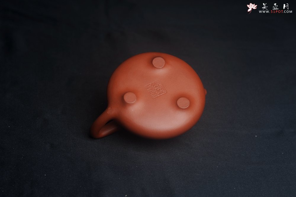 紫砂壶图片：潜力股周小培老师 老师家藏黄龙山一号井小红泥 全手工小子冶石瓢茶壶 特文气 - 宜兴紫砂壶网