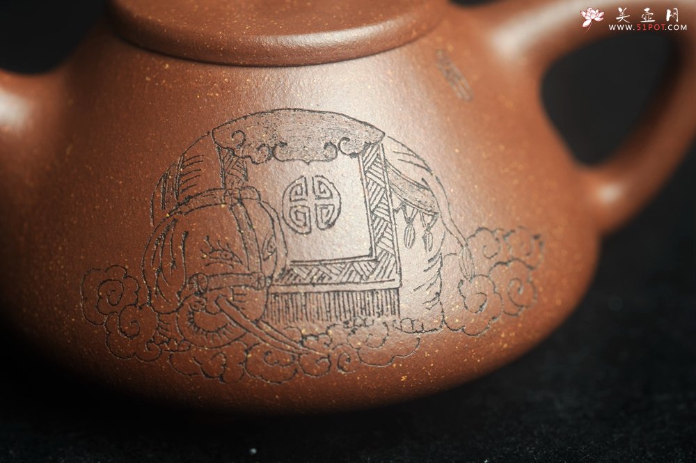 紫砂壶图片：美壶特惠  高温降坡泥精致小子冶石瓢 装饰太平有象 茶人醉爱 - 宜兴紫砂壶网
