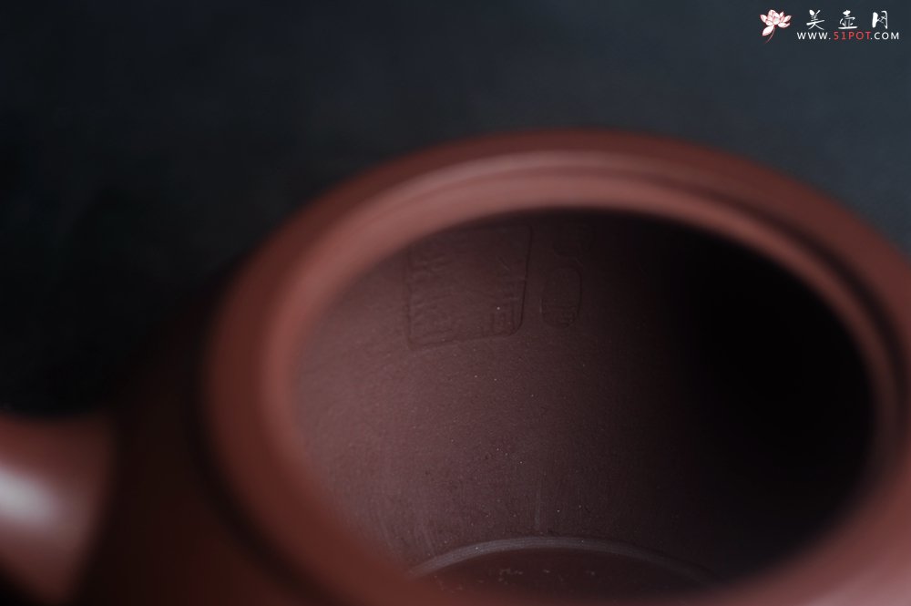 紫砂壶图片：潜力股周小培老师 4号井深井红皮龙 全手工汉云壶 - 宜兴紫砂壶网