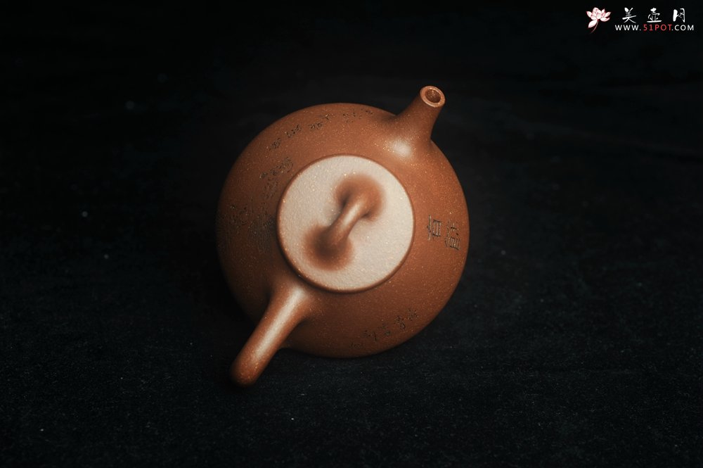 紫砂壶图片：美壶特惠 高温降坡泥精致小子冶石瓢 装饰鱼乐图 特文气 - 宜兴紫砂壶网