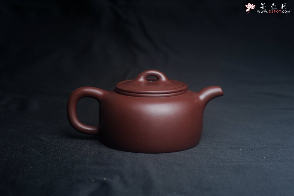 紫砂壶图片：潜力股周小培老师 4号井深井红皮龙 全手工过桥井栏壶 - 宜兴紫砂壶网