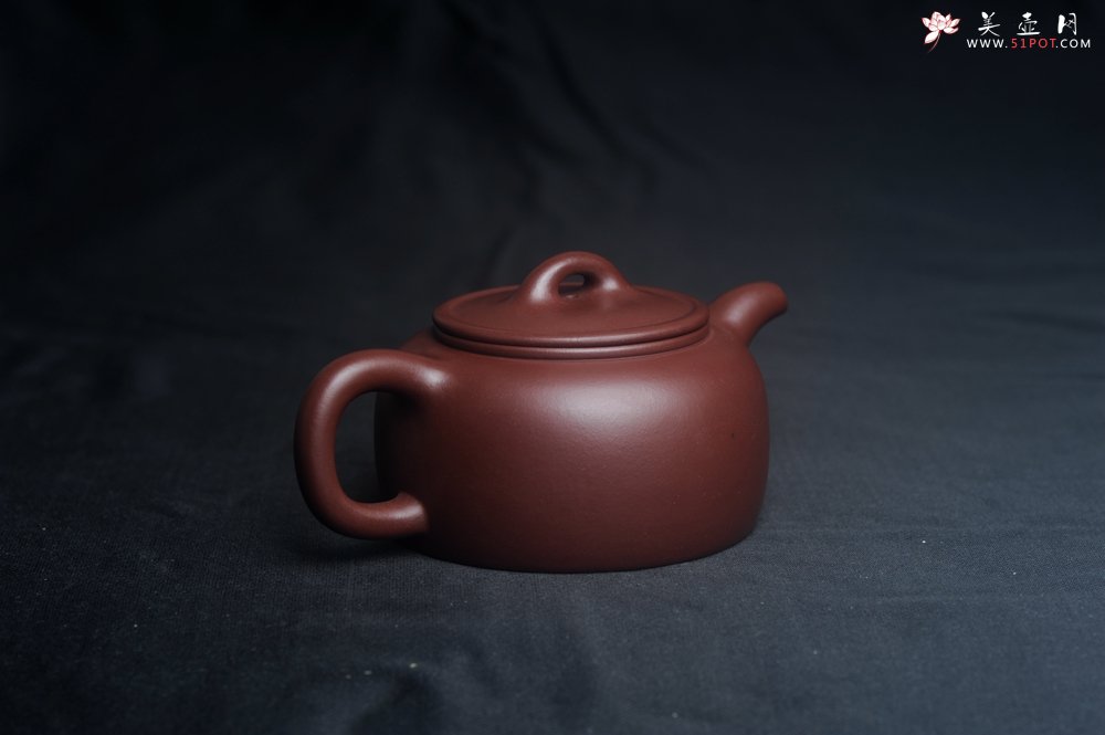 紫砂壶图片：潜力股周小培老师 4号井深井红皮龙 全手工过桥井栏壶 - 宜兴紫砂壶网