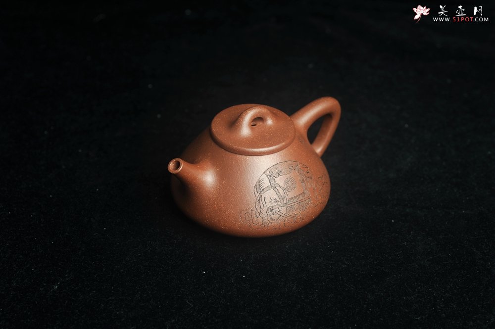 紫砂壶图片：美壶特惠  高温降坡泥精致小子冶石瓢 装饰太平有象 茶人醉爱 - 宜兴紫砂壶网