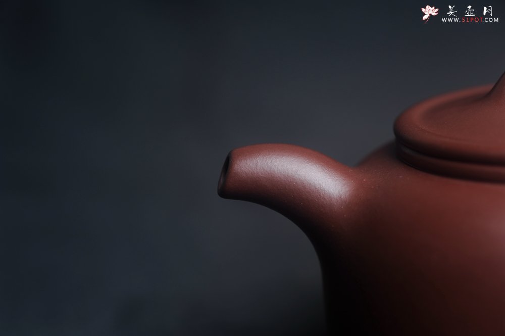 紫砂壶图片：潜力股周小培老师 4号井深井红皮龙 全手工过桥井栏壶 - 宜兴紫砂壶网