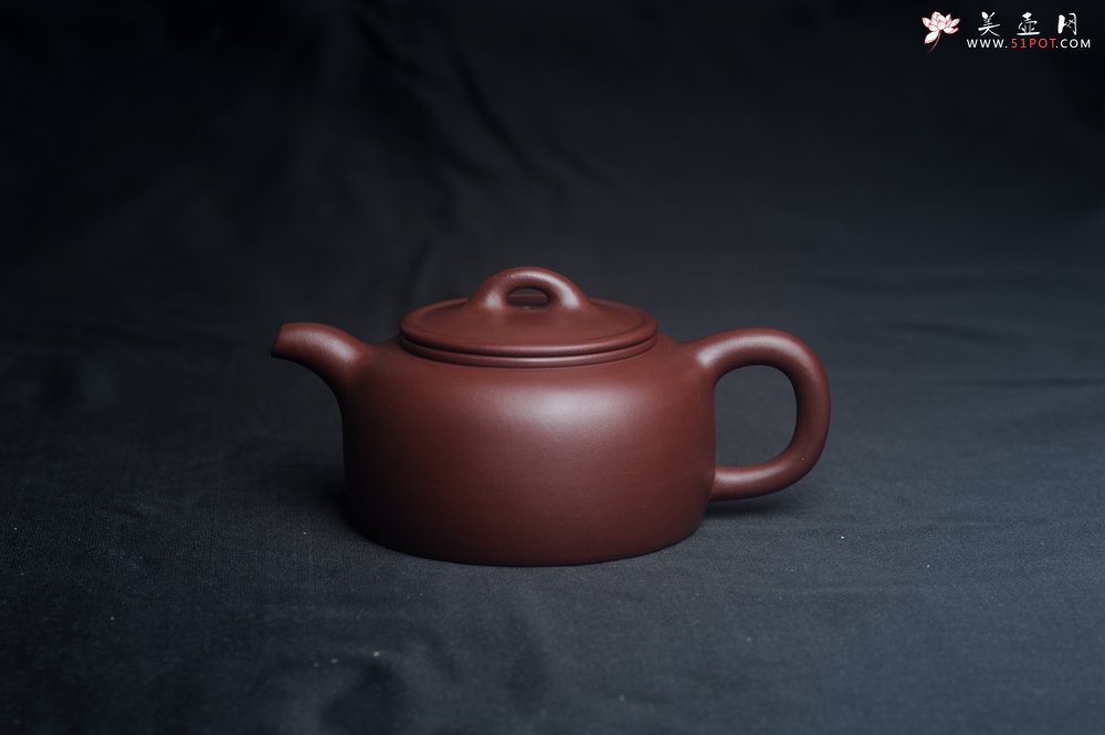 紫砂壶图片：潜力股周小培老师 4号井深井红皮龙 全手工过桥井栏壶 - 宜兴紫砂壶网