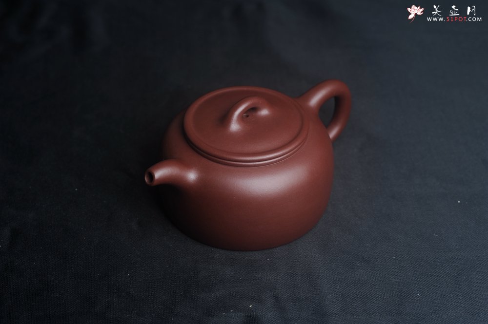 紫砂壶图片：潜力股周小培老师 4号井深井红皮龙 全手工过桥井栏壶 - 宜兴紫砂壶网