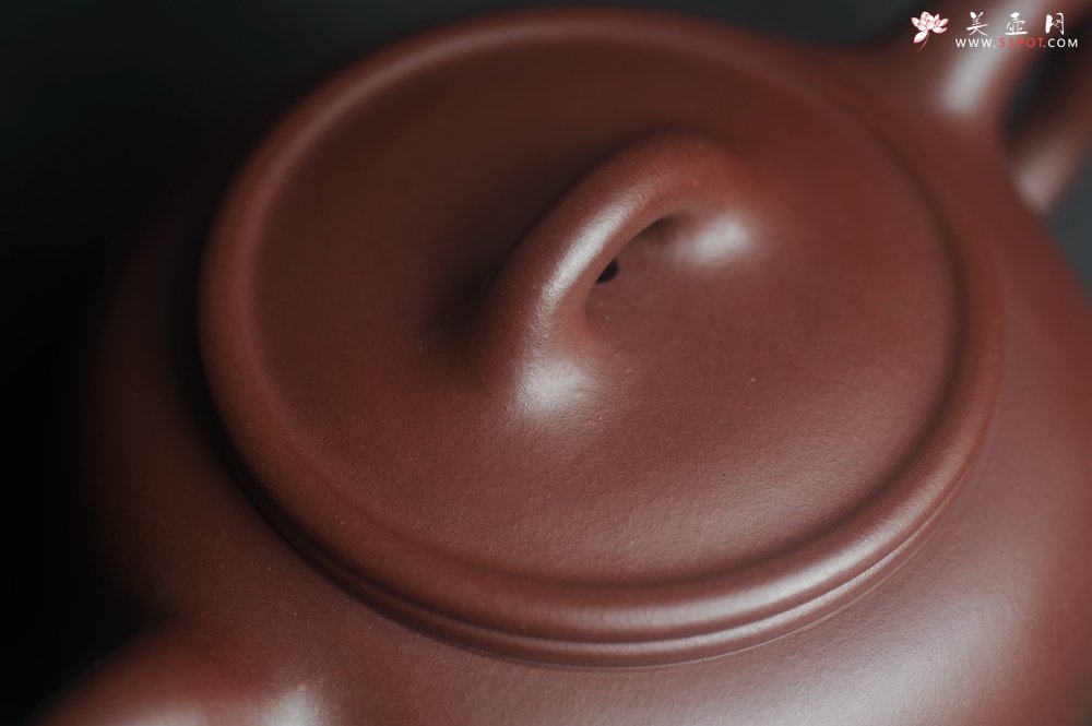 紫砂壶图片：潜力股周小培老师 4号井深井红皮龙 全手工过桥井栏壶 - 宜兴紫砂壶网