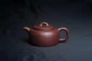 紫砂壶图片：潜力股周小培老师 4号井深井红皮龙 全手工过桥井栏壶 - 宜兴紫砂壶网