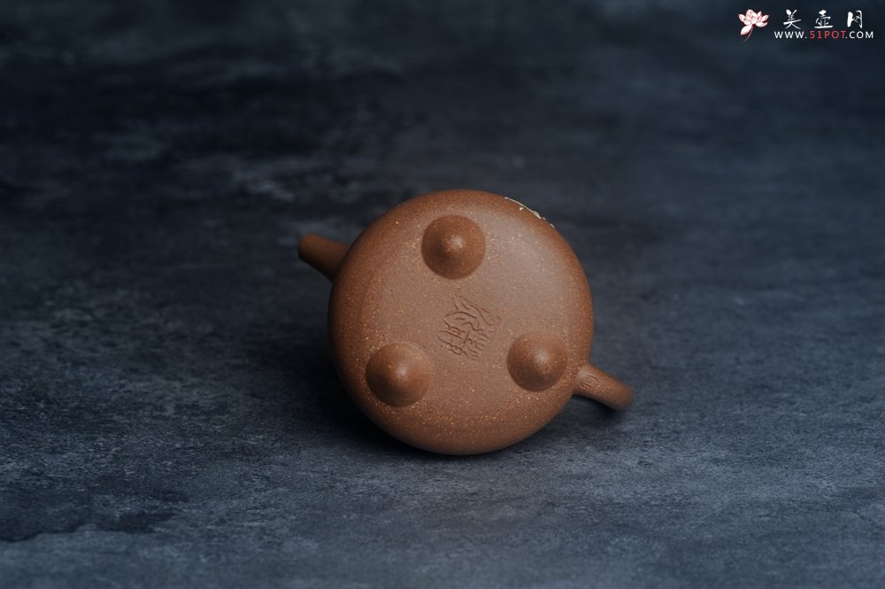 紫砂壶图片：美壶特惠 潜力股王静然 精致老段泥高石瓢 泥绘大公鸡 特吉利文气 - 宜兴紫砂壶网