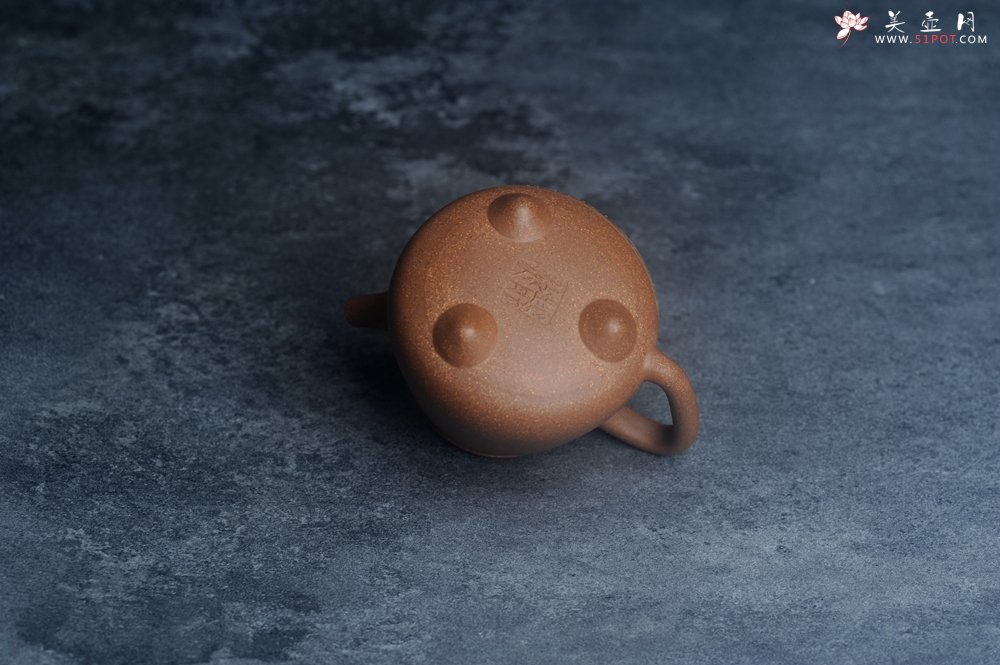 紫砂壶图片：美壶特惠 潜力股王静然 精致老段泥高石瓢 泥绘梅花鹿 特文气 呦呦鹿鸣食野之苹 - 宜兴紫砂壶网