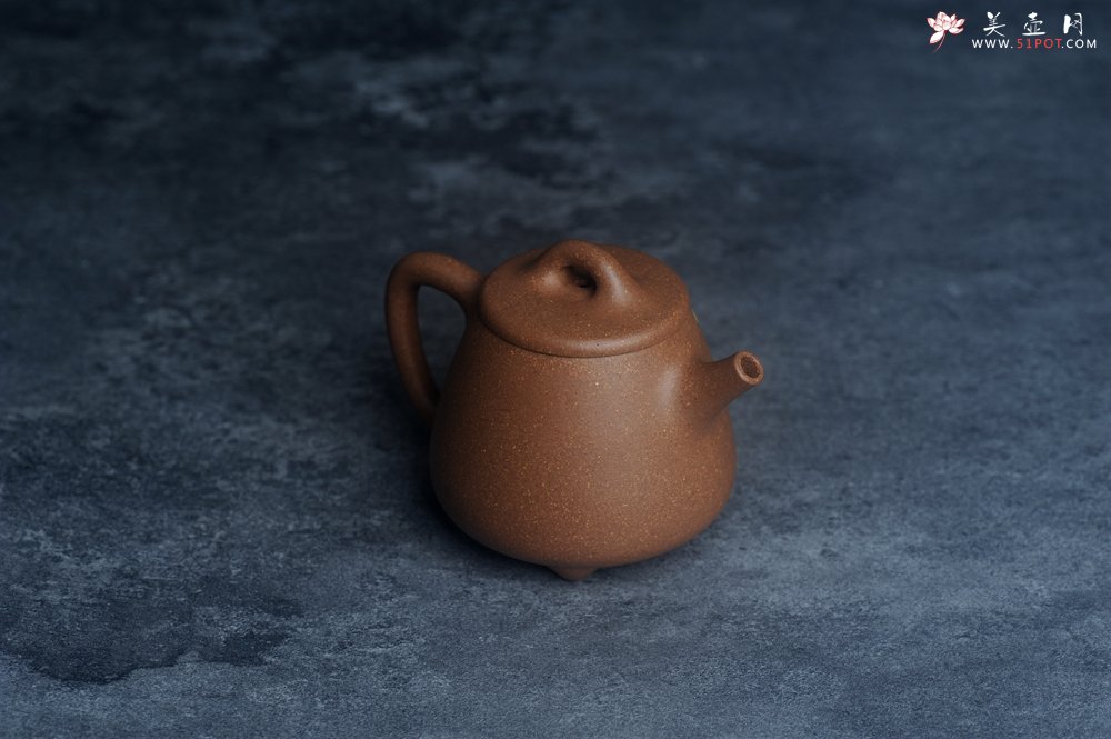 紫砂壶图片：美壶特惠 潜力股王静然 精致老段泥高石瓢 泥绘大公鸡 特吉利文气 - 宜兴紫砂壶网