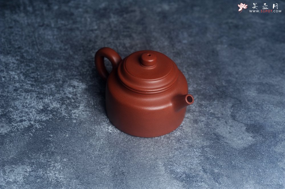 紫砂壶图片：油润老清水泥全手工小品德中壶 特实用文气 - 宜兴紫砂壶网