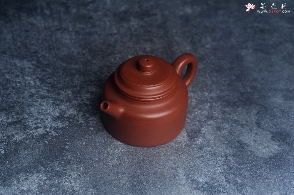 紫砂壶图片：油润老清水泥全手工小品德中壶 特实用文气 - 宜兴紫砂壶网