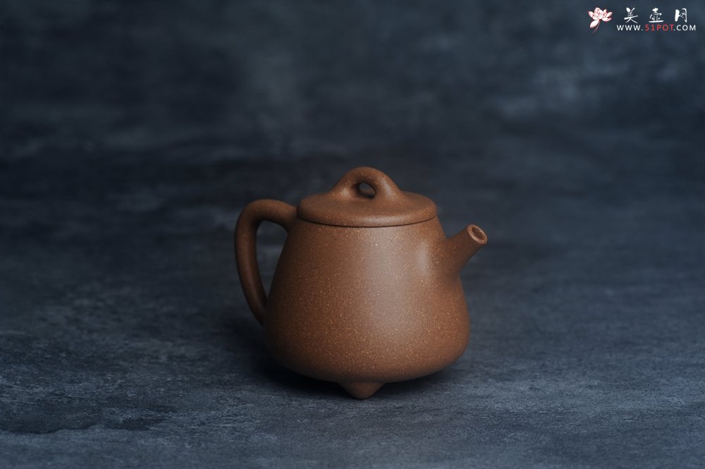 紫砂壶图片：美壶特惠 潜力股王静然 精致老段泥高石瓢 泥绘大公鸡 特吉利文气 - 宜兴紫砂壶网