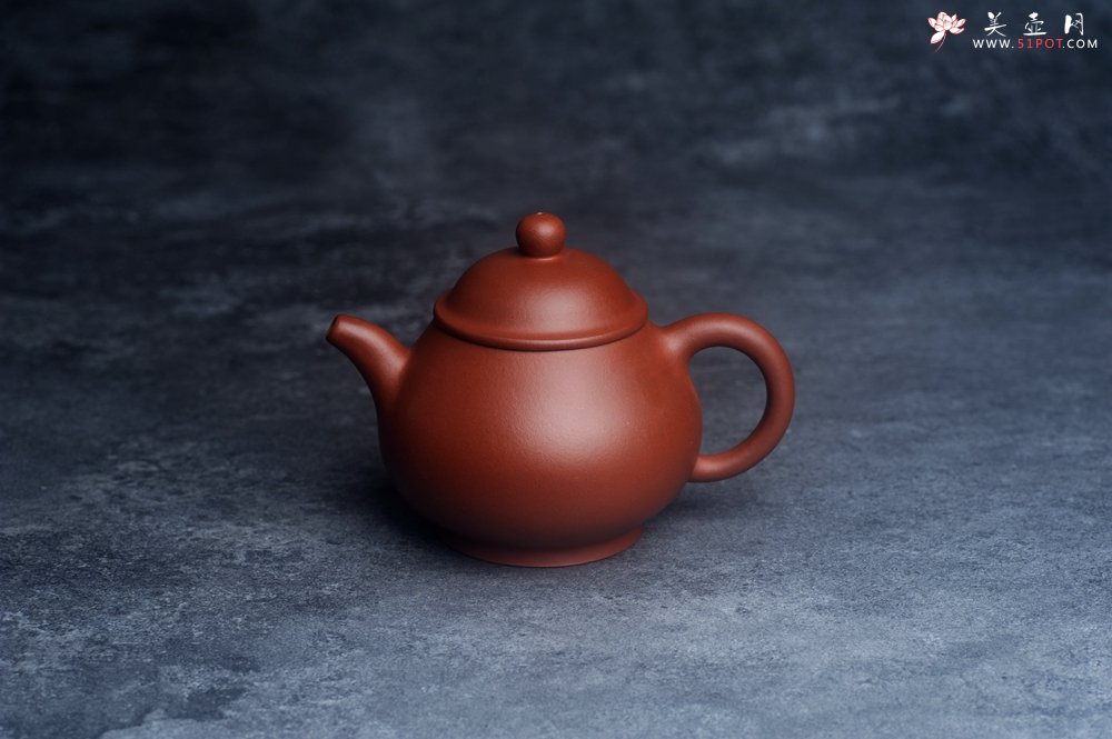 紫砂壶图片：美壶特惠 全手工优质黄龙山红泥刹凹成型单片拍打潘壶 - 宜兴紫砂壶网