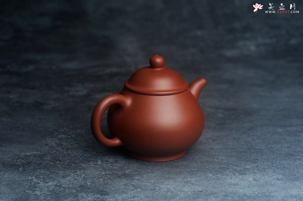 紫砂壶图片：美壶特惠 全手工优质黄龙山红泥刹凹成型单片拍打潘壶 - 宜兴紫砂壶网