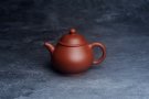 紫砂壶图片：美壶特惠 全手工优质黄龙山红泥刹凹成型单片拍打潘壶 - 宜兴紫砂壶网