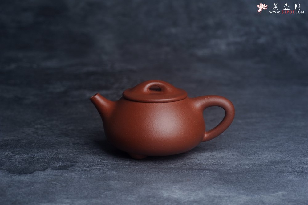 紫砂壶图片：美壶特惠 特好红泥拼降坡 经典满瓢 石瓢（霸王瓢）泥料特好 做工灰常精致 不输千元作品 - 宜兴紫砂壶网