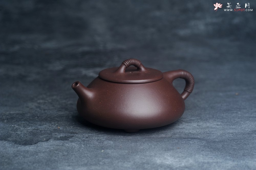 紫砂壶图片：美壶年底特惠 精致优质紫泥线瓢壶 - 宜兴紫砂壶网