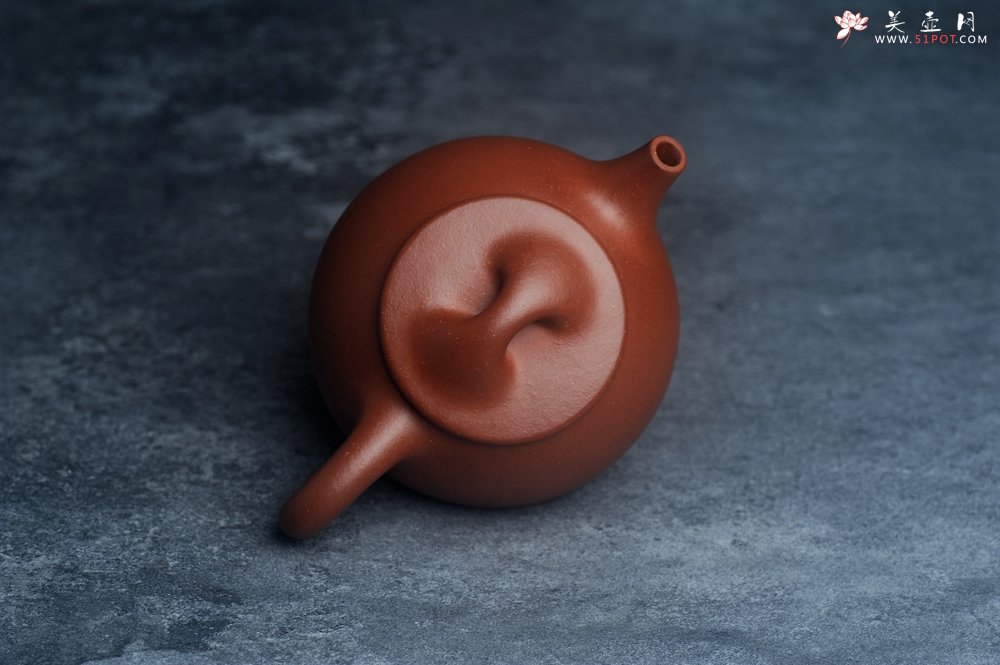 紫砂壶图片：美壶特惠 特好红泥拼降坡 经典满瓢 石瓢（霸王瓢）泥料特好 做工灰常精致 不输千元作品 - 宜兴紫砂壶网