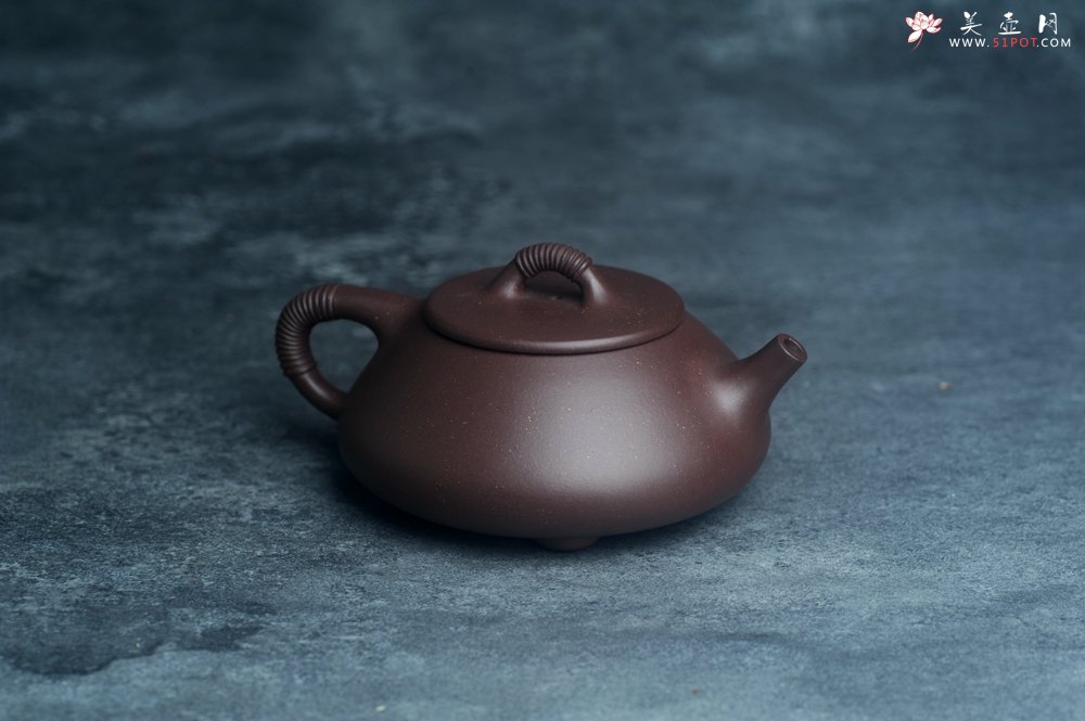 紫砂壶图片：美壶年底特惠 精致优质紫泥线瓢壶 - 宜兴紫砂壶网