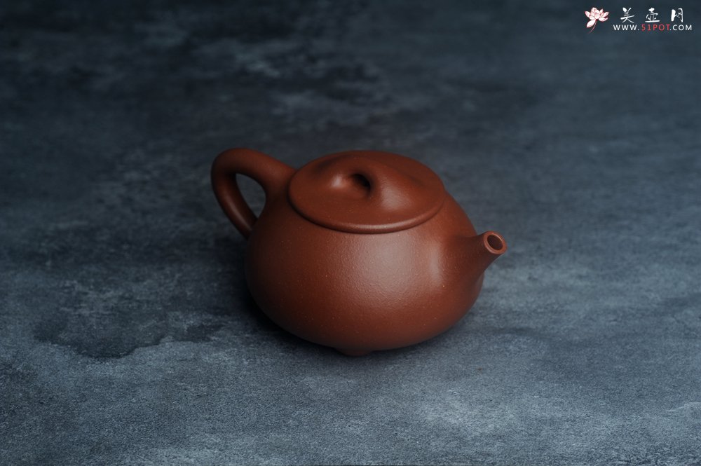 紫砂壶图片：美壶特惠 特好红泥拼降坡 经典满瓢 石瓢（霸王瓢）泥料特好 做工灰常精致 不输千元作品 - 宜兴紫砂壶网