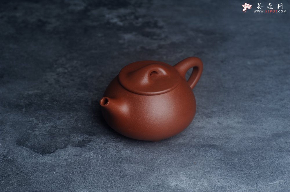 紫砂壶图片：美壶特惠 特好红泥拼降坡 经典满瓢 石瓢（霸王瓢）泥料特好 做工灰常精致 不输千元作品 - 宜兴紫砂壶网