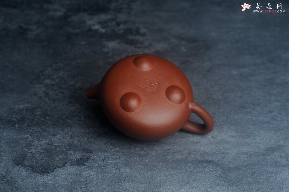 紫砂壶图片：美壶特惠 特好红泥拼降坡 经典满瓢 石瓢（霸王瓢）泥料特好 做工灰常精致 不输千元作品 - 宜兴紫砂壶网