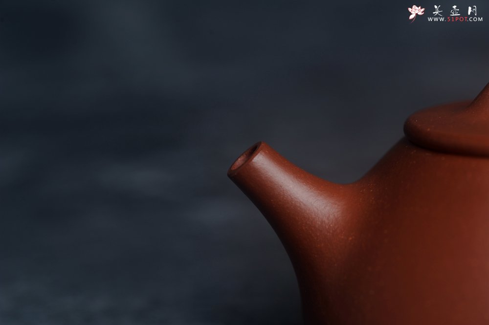 紫砂壶图片：王老师新品 庆十一特惠 全手工红降坡合瓢壶 特文气 - 宜兴紫砂壶网