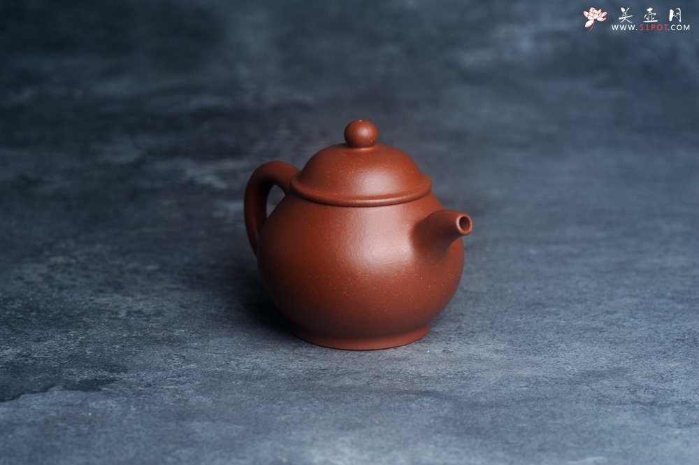 紫砂壶图片：美壶特惠 全手工优质红降坡泥刹凹成型单片拍打潘壶 - 宜兴紫砂壶网