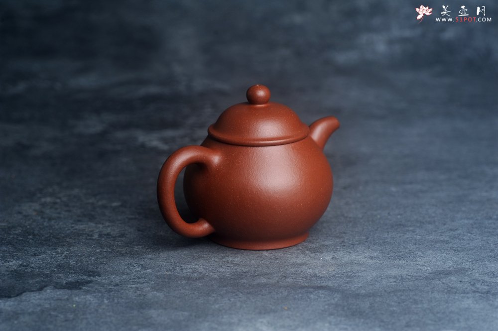 紫砂壶图片：美壶特惠 全手工优质红降坡泥刹凹成型单片拍打潘壶 - 宜兴紫砂壶网