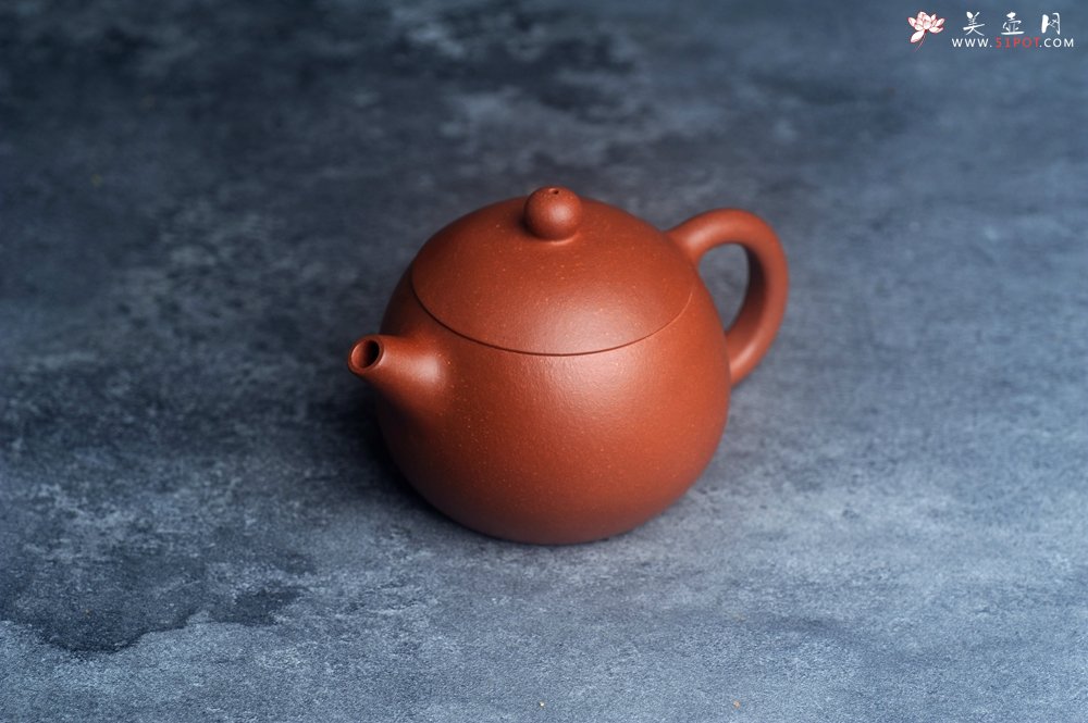 紫砂壶图片：美壶特惠 全手工优质红降坡泥西施壶 特文气 - 宜兴紫砂壶网