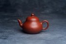 紫砂壶图片：美壶特惠紫砂壶摹古孟臣款朱泥小潘梨壶 工夫小品中式茶具 - 宜兴紫砂壶网